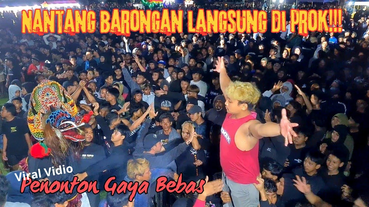 GEGER GEDEN‼️Nantang Barongan Langsung Di PROK‼️WONGE ARYO BUDOYO‼️Lap.Kelurahan Blitar