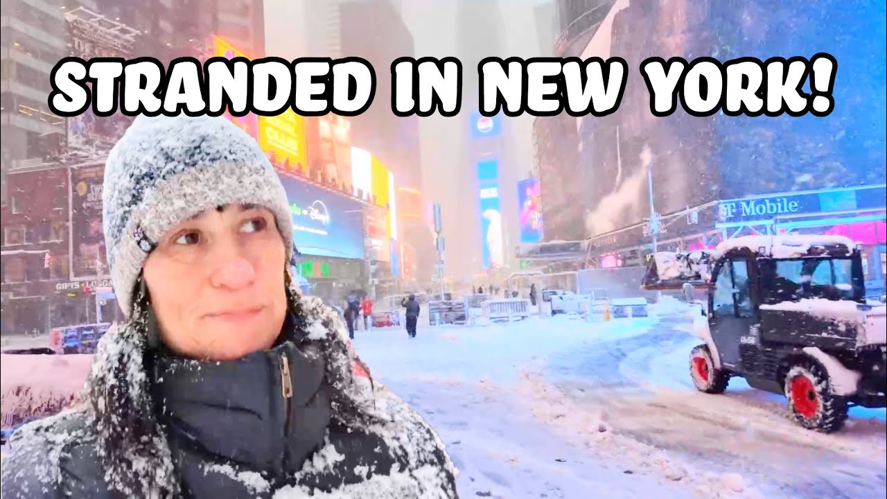 New York blizzard of 2026! Flight delayed for 2 days!