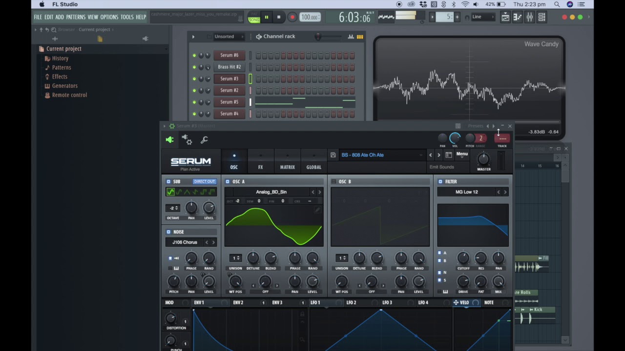 Cashmere Cat x Major Lazer   Miss You Serum FL Studio Remake + FLP Download