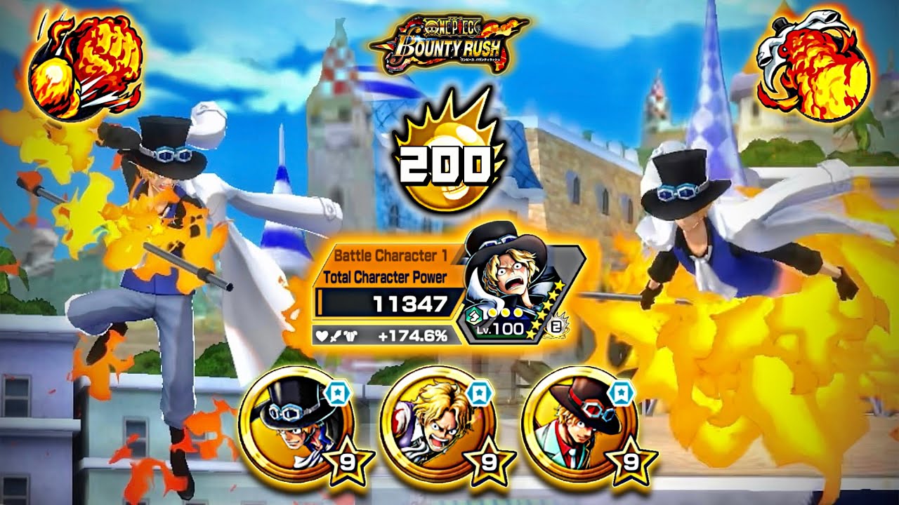 【The Revival of Mera-Mera No Mi!!】EX Flame Emperor Sabo with [Sabo Trio Medals] Showcase | OPBR