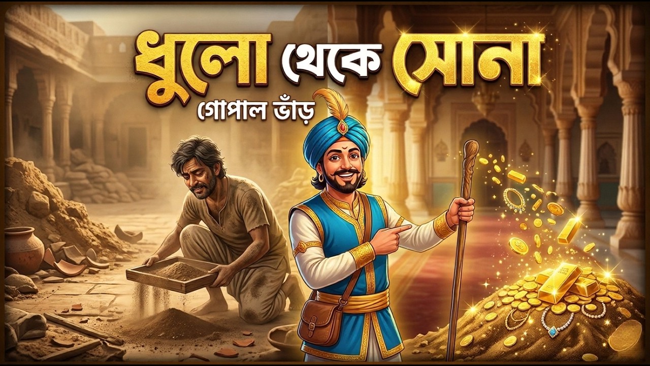 ধুলো থেকে সোনা🪙|বুদ্ধি আর পরিশ্রমের অসাধারণ#banglagolpo#banglastory #bengalistory #banglainspiration