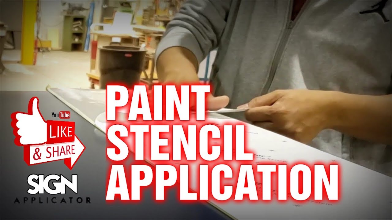 Paint Stencel Application ( #PinoySignApplicator )