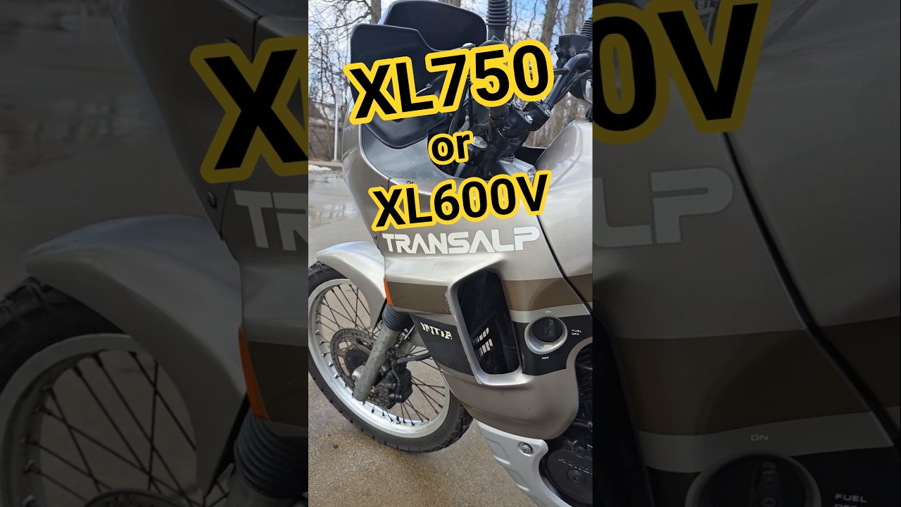 XL750 или XL600V 🤔 #transalp #adventurebike #motorcycle #dirtbike #advriders #advbike #classicbike