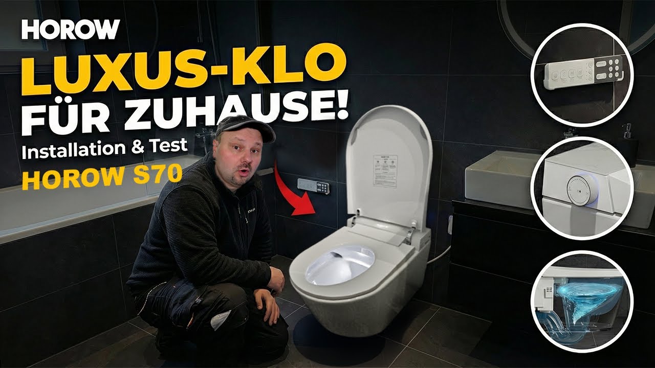 Altes WC raus, Smart-Toilette rein: So gelingt das Luxus-Upgrade! HOROW S70