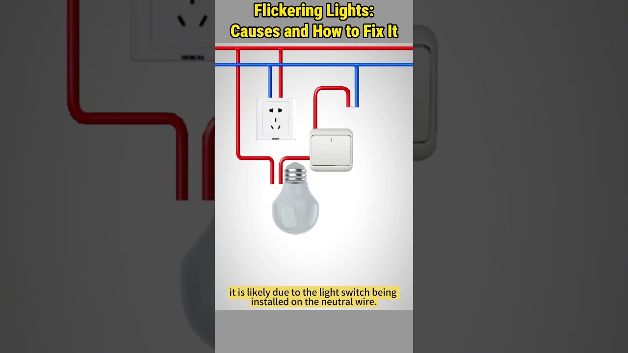 How to Fix Flickering Lights #howto #lights #flickering