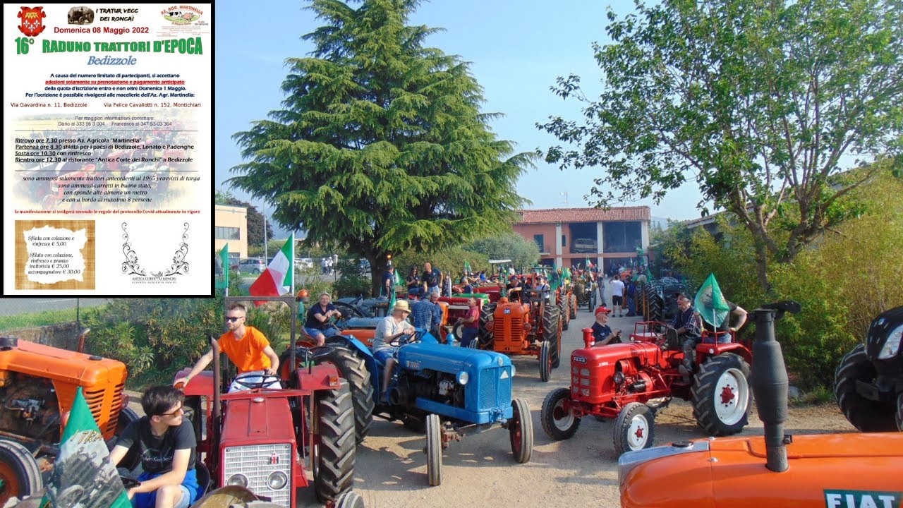 16° RADUNO TRATTORI D'EPOCA BEDIZZOLE  (I Tratur Vecc Dei Roncaì)