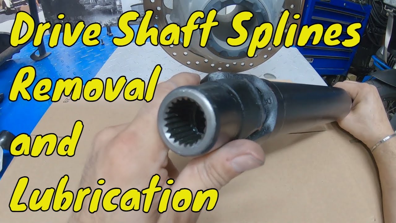 2017 BMW R1200 GS Motorcycle Drive Shaft & Splines Lube