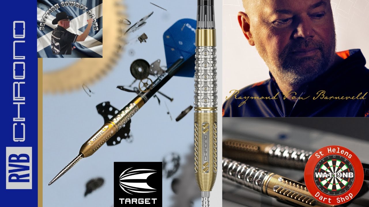 TARGET RAYMOND VAN BARNEVELD CHRONO 95% 23G SP STEEL TIP DARTS REVIEW