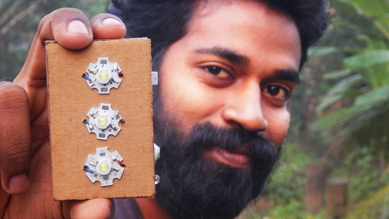 നിങ്ങൾക്കും ഉണ്ടാക്കാം !!! ഒരു കിടിലൻ പ്രകാശപ്പെട്ടി | Home Made Emergency Lamp |