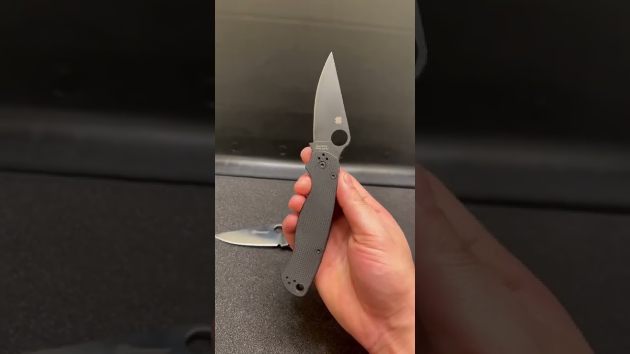 Spyderco Paramilitary 2 vs Ganzo G729 Pocket Knives