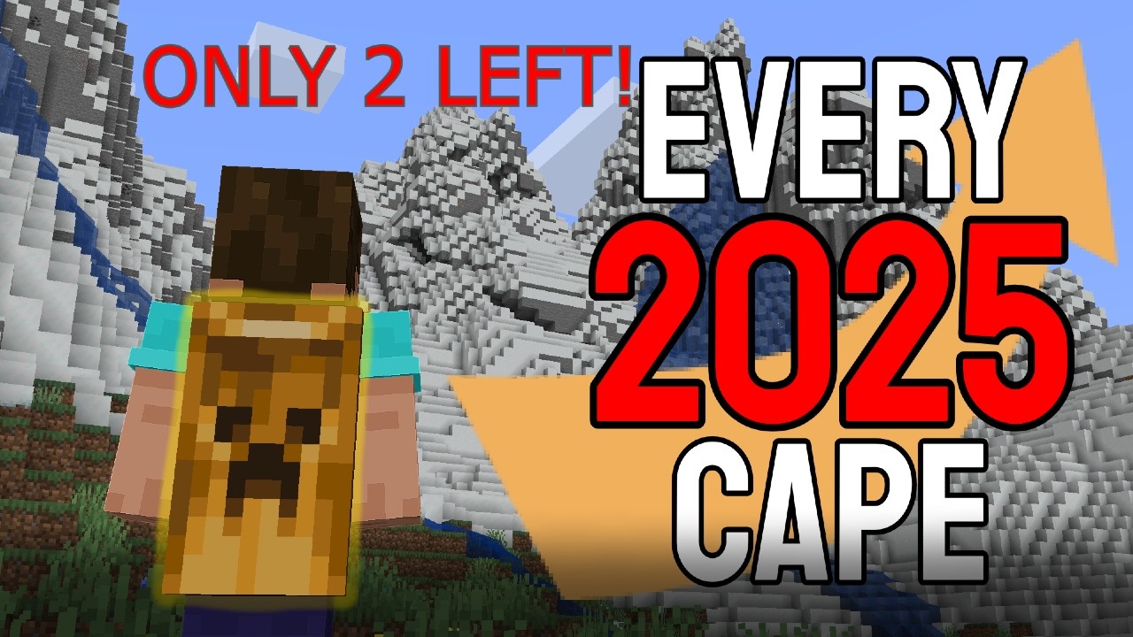 How to get every 2025 Minecraft Cape