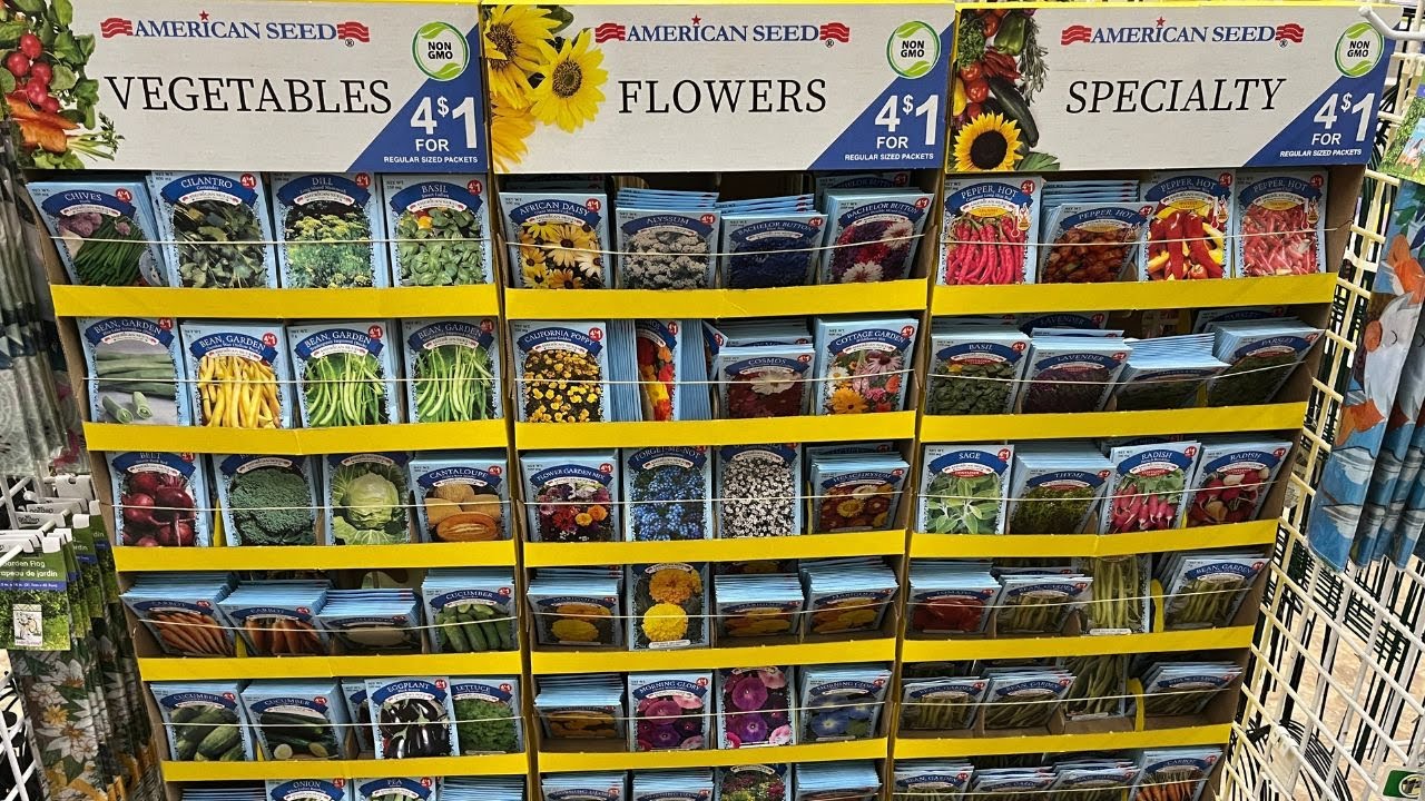 NEW Shop with me for GARDEN SEEDS at Dollar Tree Store