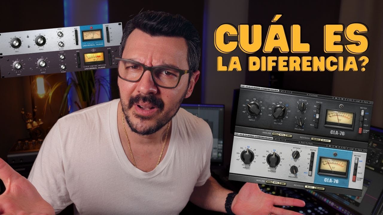 Compresores 1176 BLUE Vs. BLACK | Cuando usar uno u otro? | Waves vs. UAD