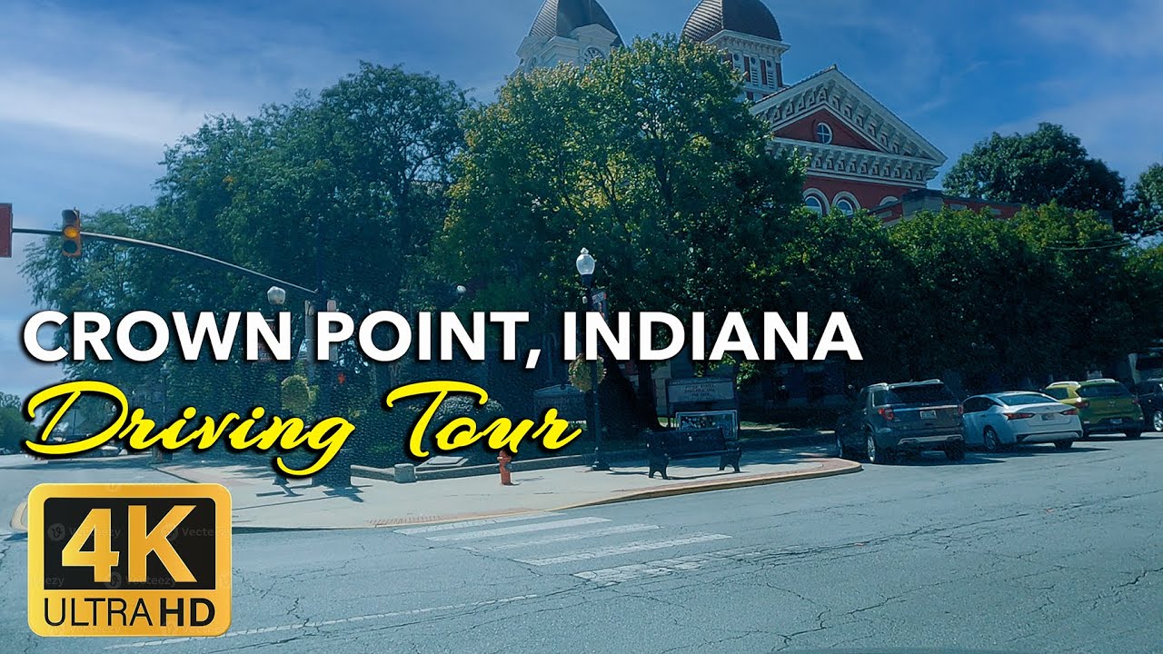 Exploring Crown Point Indiana by Car | Beautiful City Drive