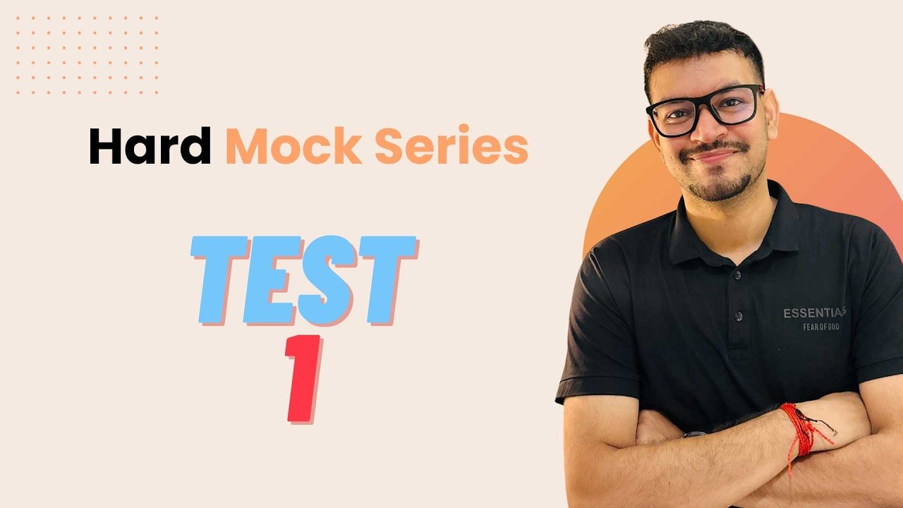 Tough Mock Series | Target 180/180 🎯 | Mock 1