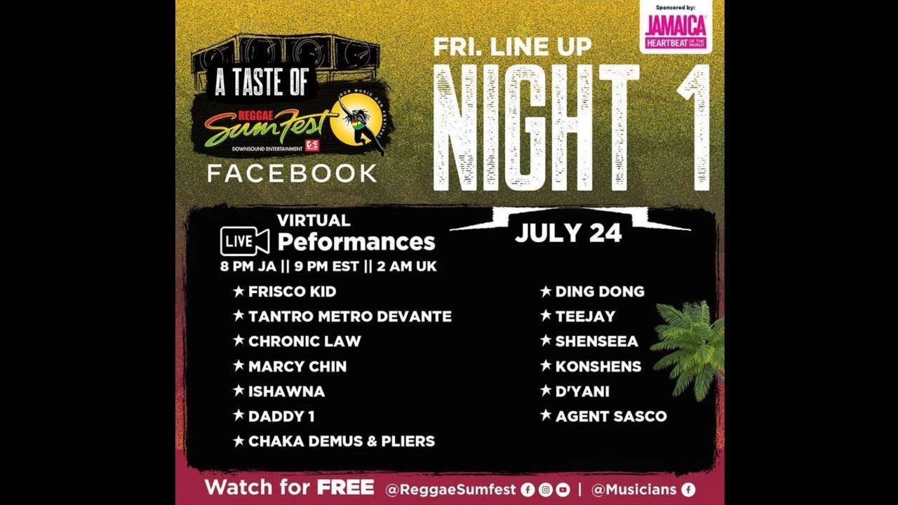 A Taste of Reggae Sumfest Night 1