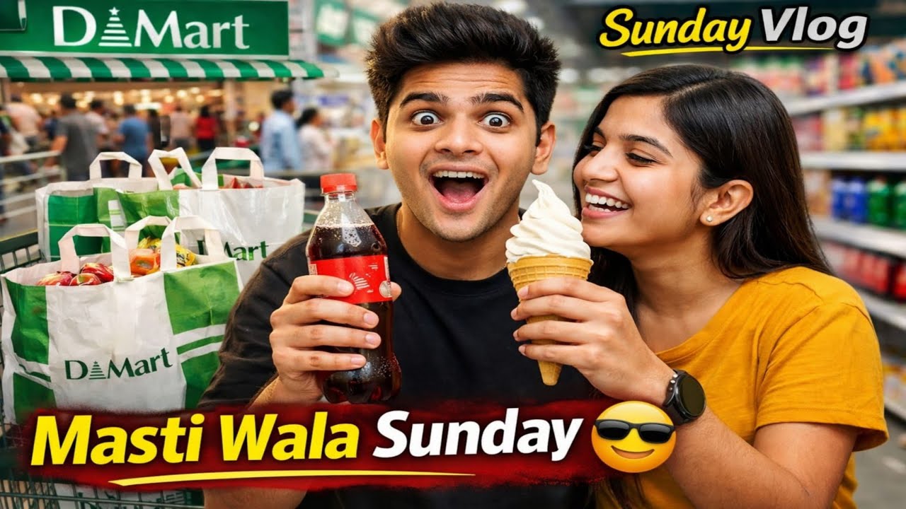 Real Life Vlog: Grocery Shopping at Dmart + Chilled Soda Moment