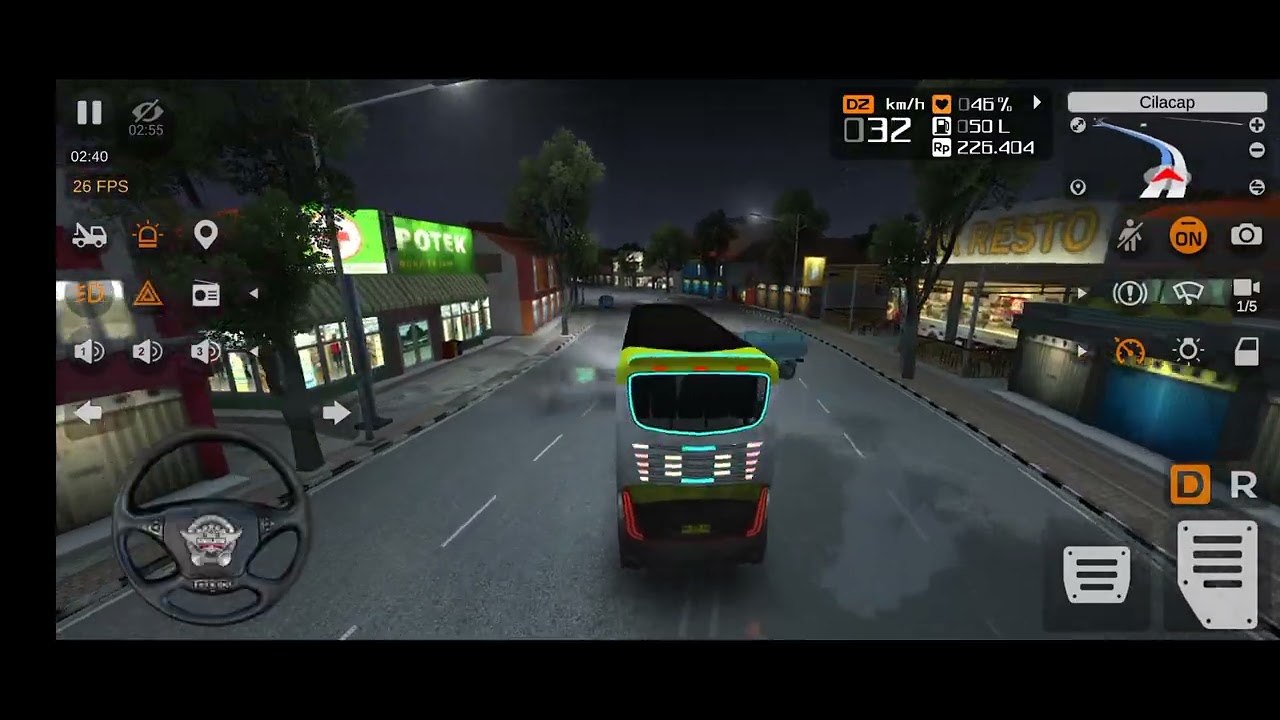 বৃষ্টির রাতে রোমাঞ্চকর বাস জার্নি 🌧️🚌 | Bus Simulator