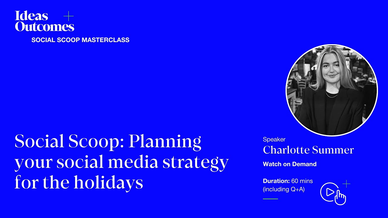SOCIAL SCOOP - Planning your social media strategy for the holidays