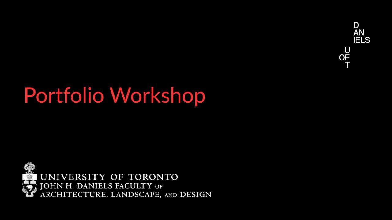 Graduate Open House 2025: Portfolio Workshop