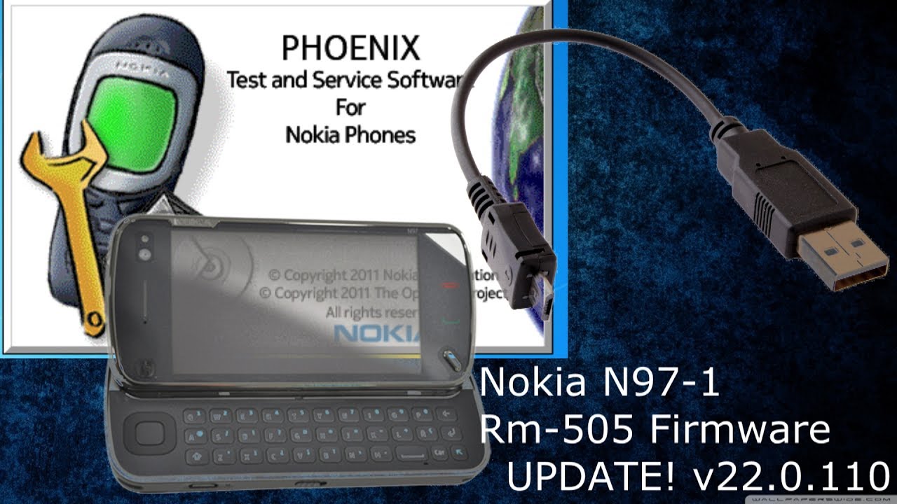 Nokia N97 1 RM-505 Firmware Update v 22.0.110