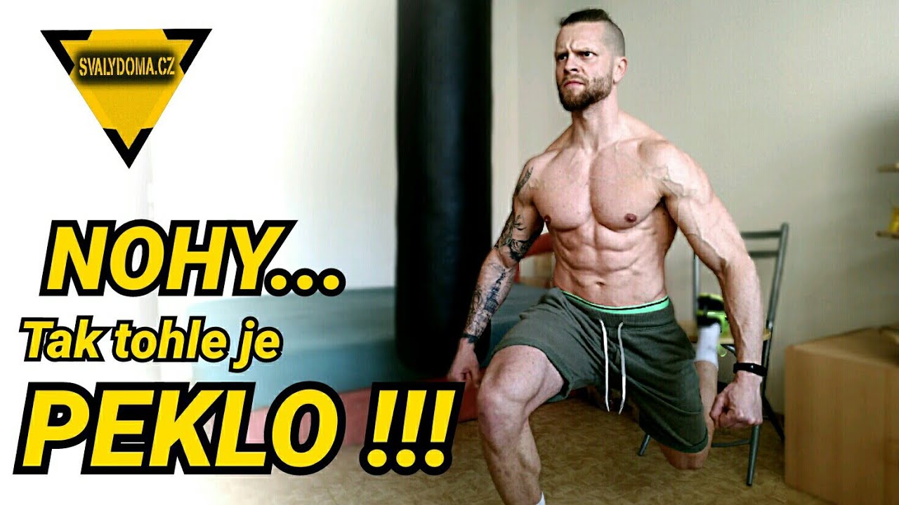 #64 CVIČENÍ DOMA - Můj trénink s VLASTNÍ VÁHOU - NOHY a BŘICHO !!!