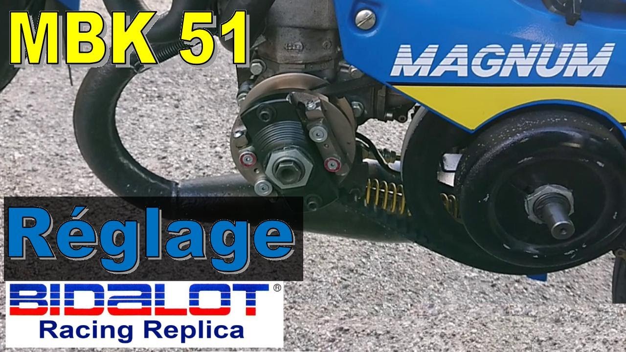 MBK 51 Réglage Bidalot G2RR Vario