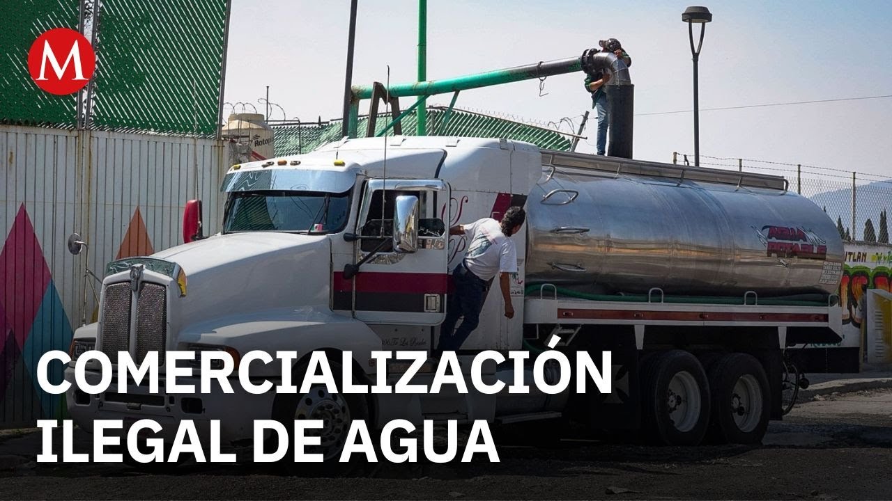 Aseguran siete pozos clandestinos de agua y veinticinco pipas en el Edomex