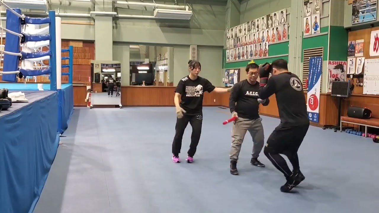 ボクシングの練習動画です！
