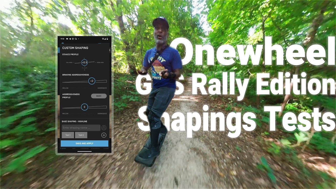 Onewheel GTS Rally Edition: Shaping Tests Part 1