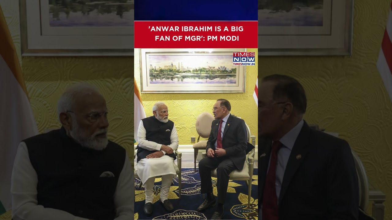 'PM Anwar Ibrahim, Like Several Of Us In India, Is A Big Fan Of MGR!: PM Modi #shorts