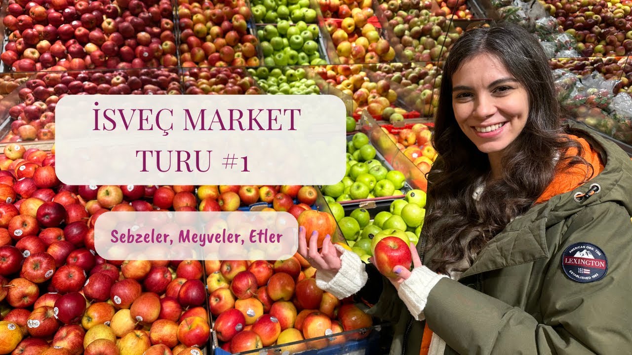 İSVEÇ MARKET TURU #1 / VLOG