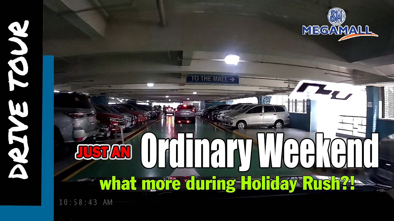NLEX to SM Megamall - Parking Situation - EDSA Traffic Situation on a Weekend Morning