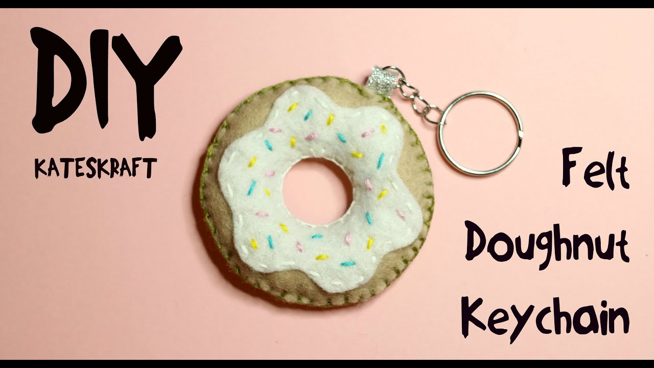 DIY | Felt Doughnut Keychain
