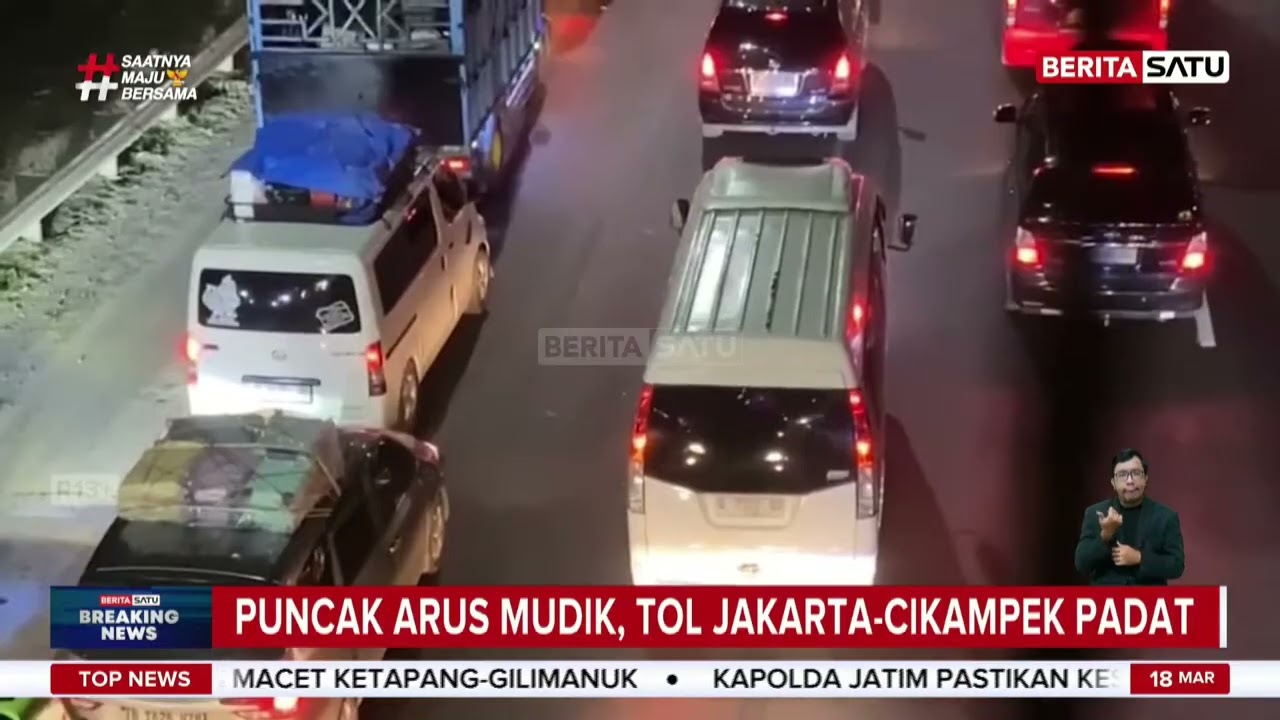 Tol Macet Total! Pemudik Terpaksa Keluar ke Jalur Pantura #beritasatu