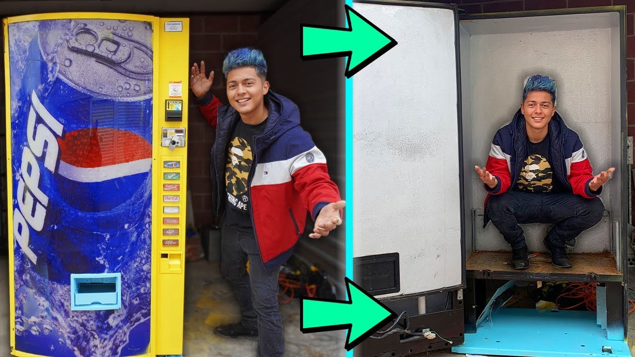 Turning A VENDING Machine Into A SAFE!  *GIVEAWAY*