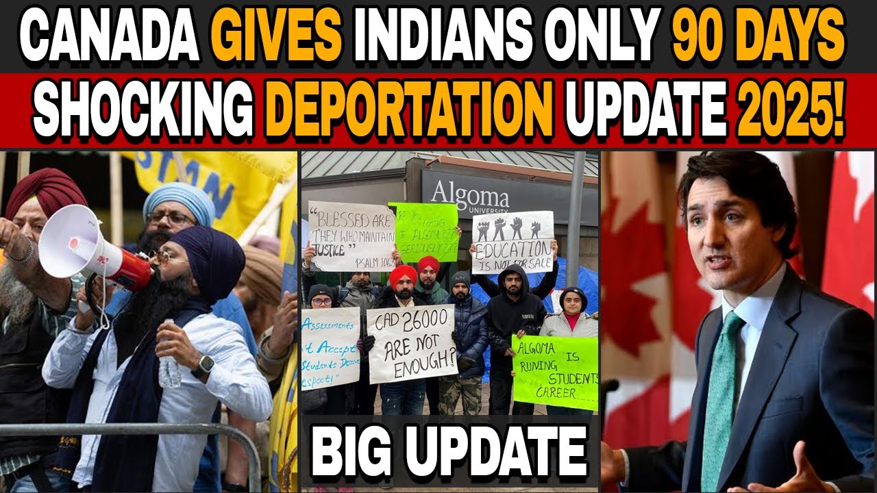 Canada Gives Indians Only 90 Days | Shocking Deportation Update 2025!