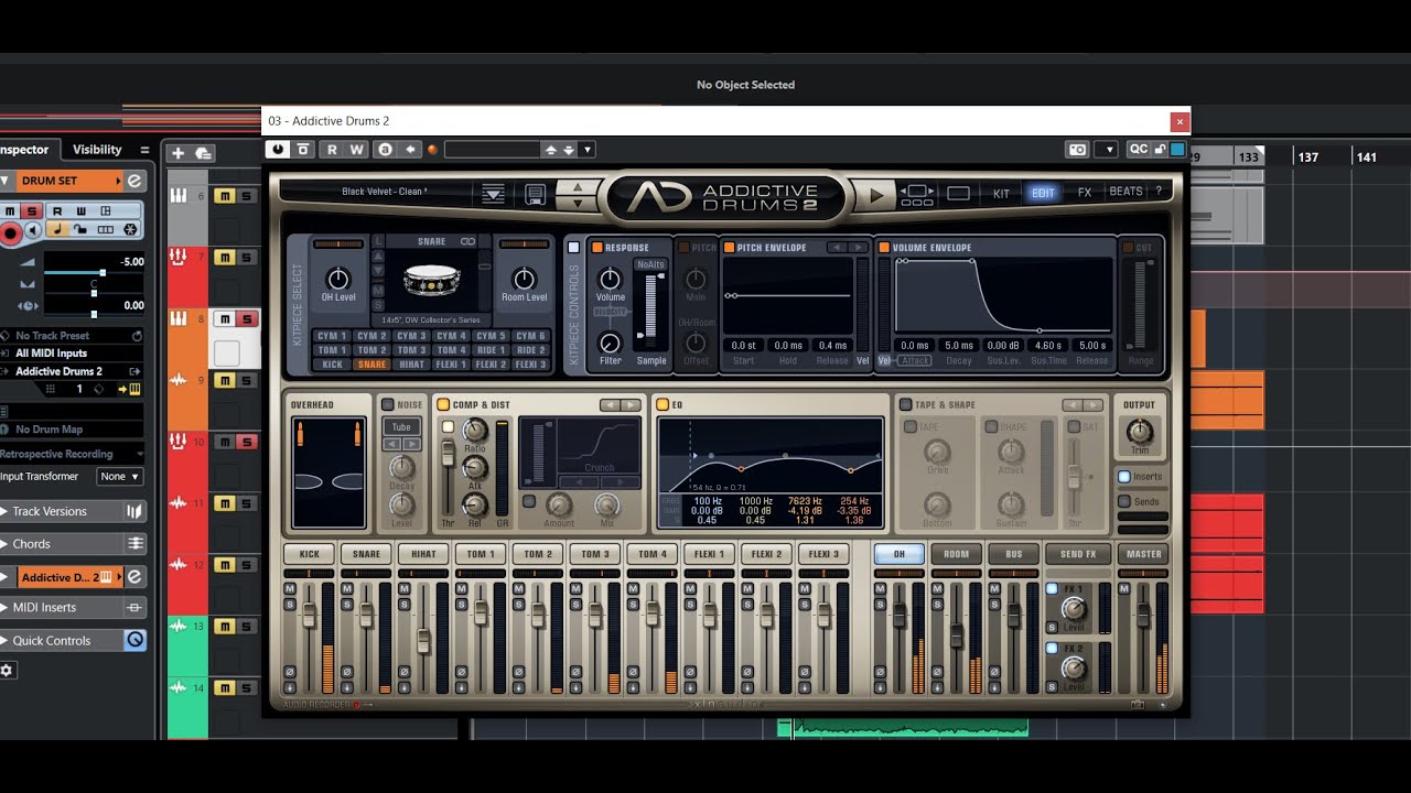 CARA MIXING DRUM PER TRACK - #IvanStudioWebcam