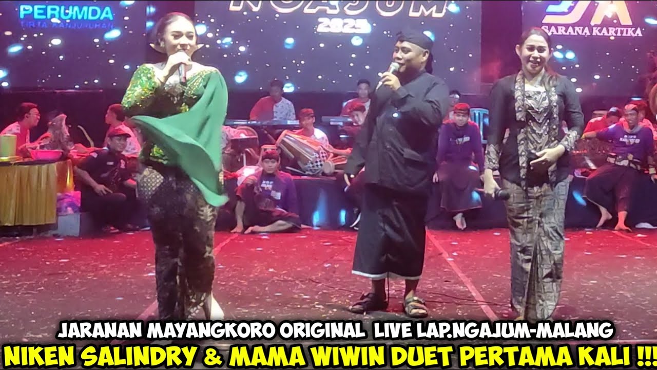 NIKEN SALINDRY & MAMA WIWIN Duet Pertama Kali❗Jaranan MAYANGKORO ORIGINAL Live Ngajum Malang