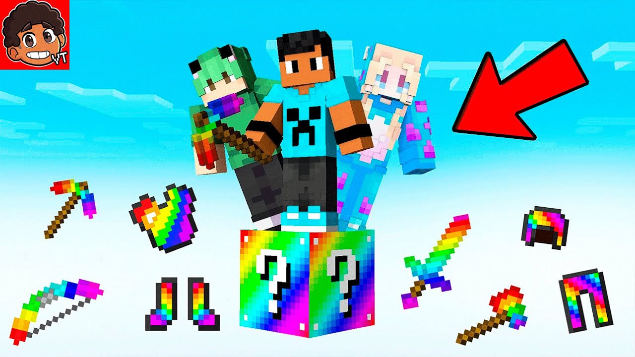 APENAS 1 BLOCO DE SUPER LUCKY BLOCK