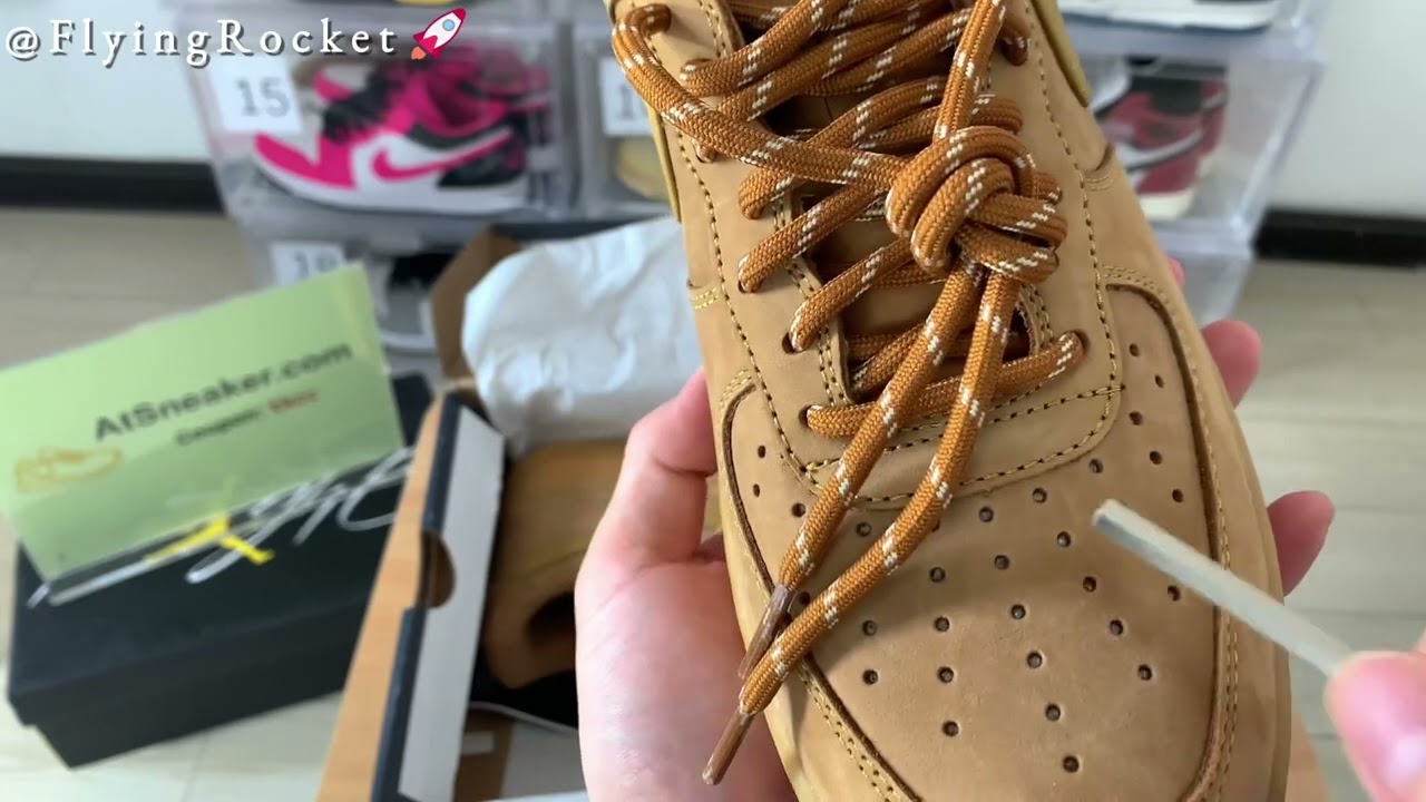 Nike Air Force 1 Low Flax Gum Light Brown Wheat 🌾 #af1 #nike #sneaker #sneakerhead #sneakers #fyp