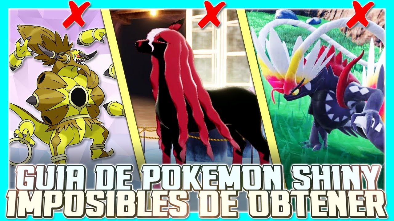 GUÍA POKÉMON SHINY IMPOSIBLES! ESTOS POKÉMON NO PUEDEN SER SHINY NUNCA (INCLUIDO ESCARLATA/PÚRPURA)