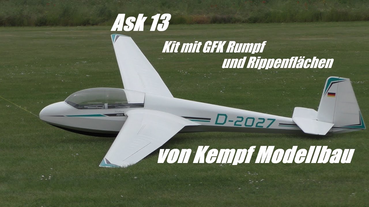 Rc Ask 13 von Kempf Modellbau mit Rippenflächen