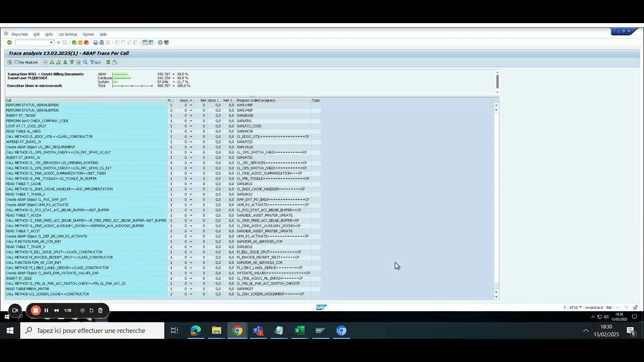 ST12 Trace   Step by step instruction on how to use it for analysis