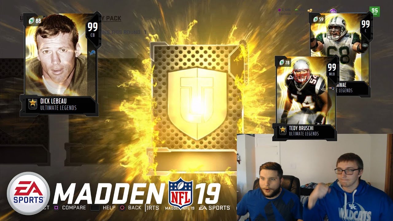 NEW LTD ULTIMATE LEGEND!!! ULTIMATE LEGEND FANTASY PACK OPENING!!! Madden NFL 19 Ultimate Team!!!