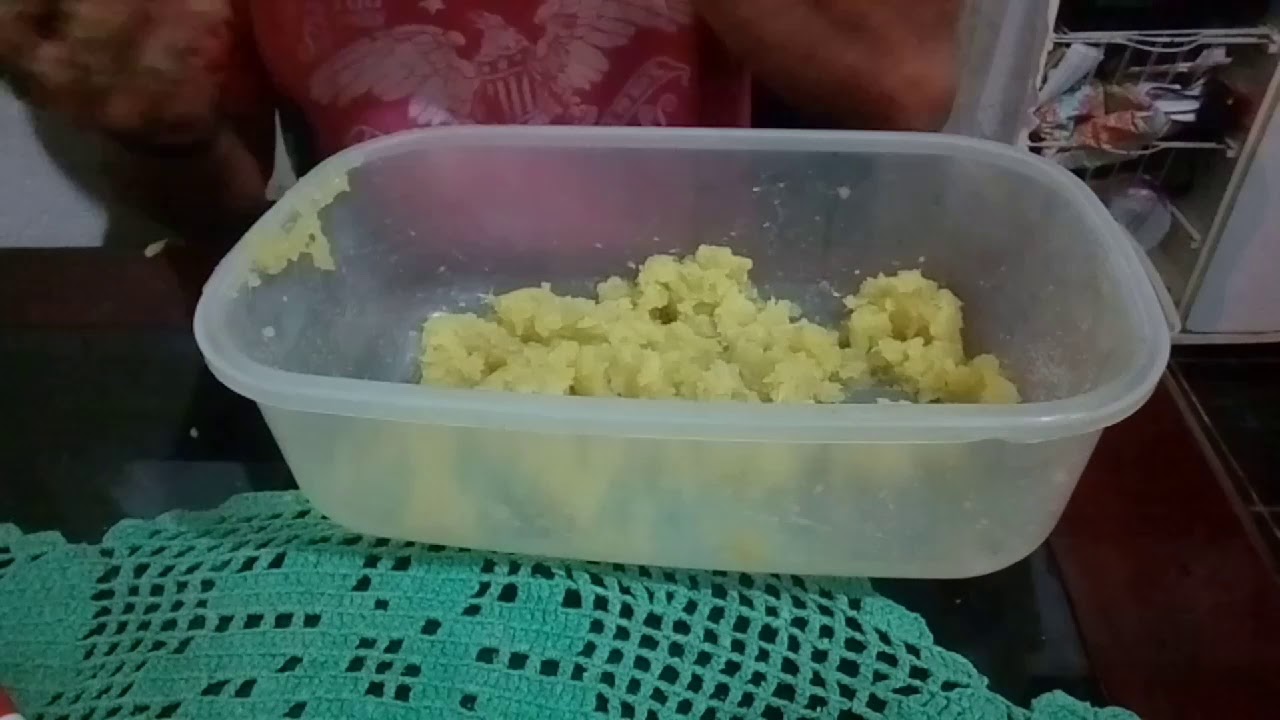 MASSA DE  BATATA DOCE  PARA TILAPIA COMO FAZER.