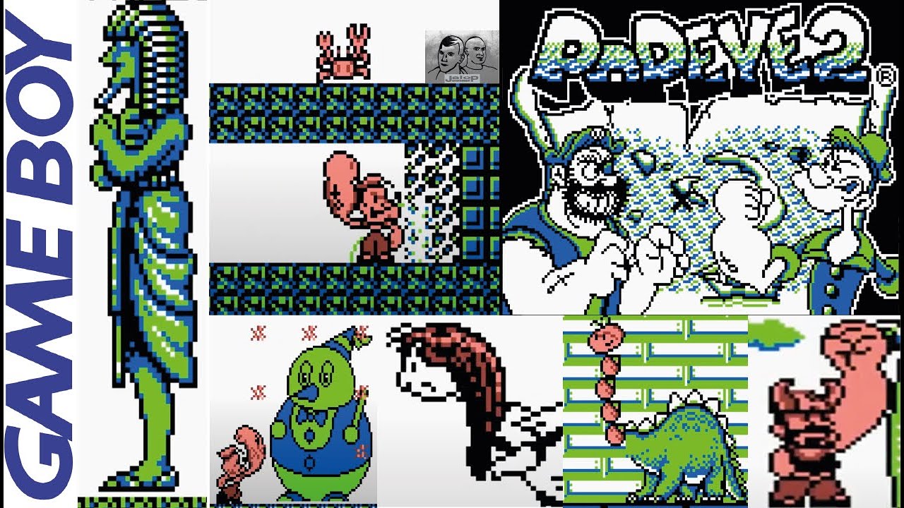 Popeye 2 Game Boy - C&M Playthrough