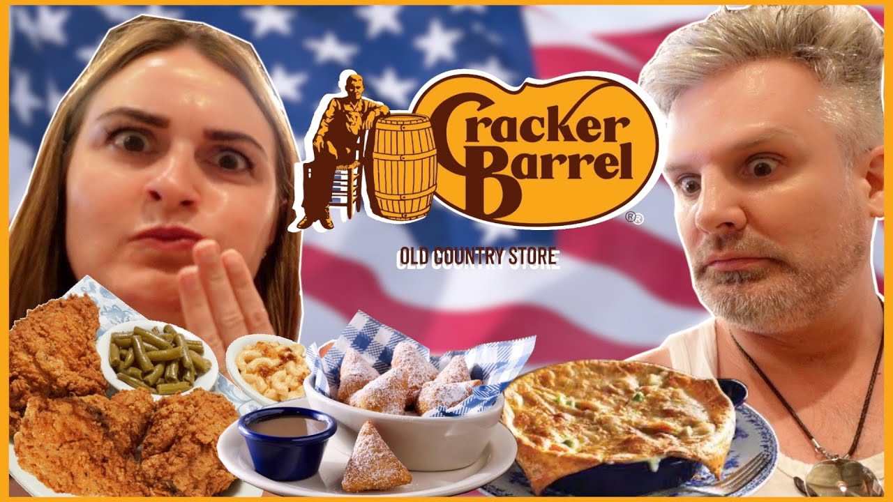 Brits Try Cracker Barrel for the First Time… This Is Comfort Food!?
