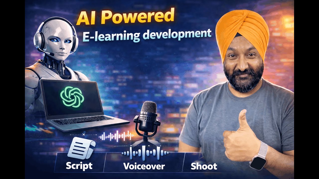 AI Powered E-Learning Development | Part 1 | Create Courses Using AI | Complete Hindi Guide