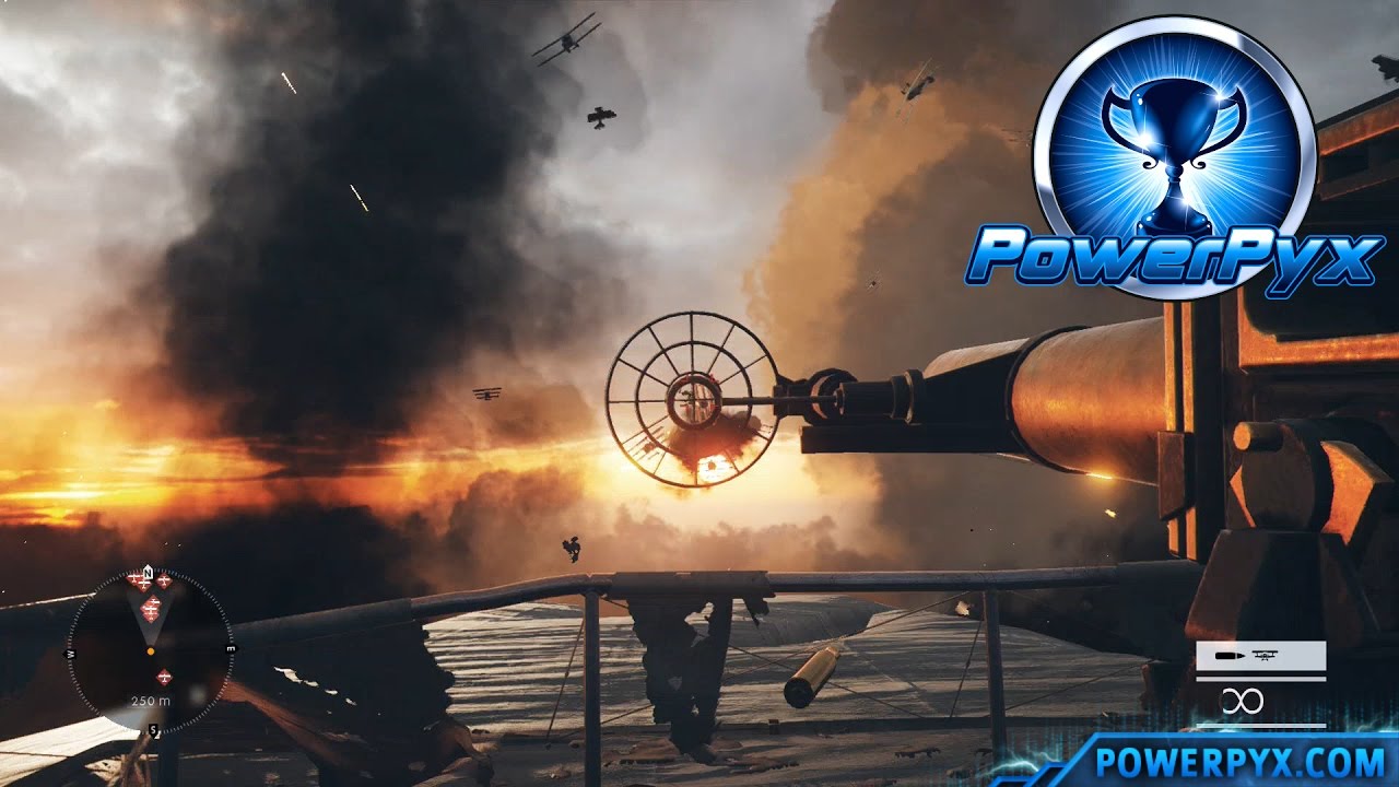 Battlefield 1 - Codex Entry Walkthrough: Airborne Cannons (Destroy 10 Aircraft in 30 Seconds)